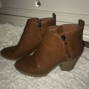 Brown booties